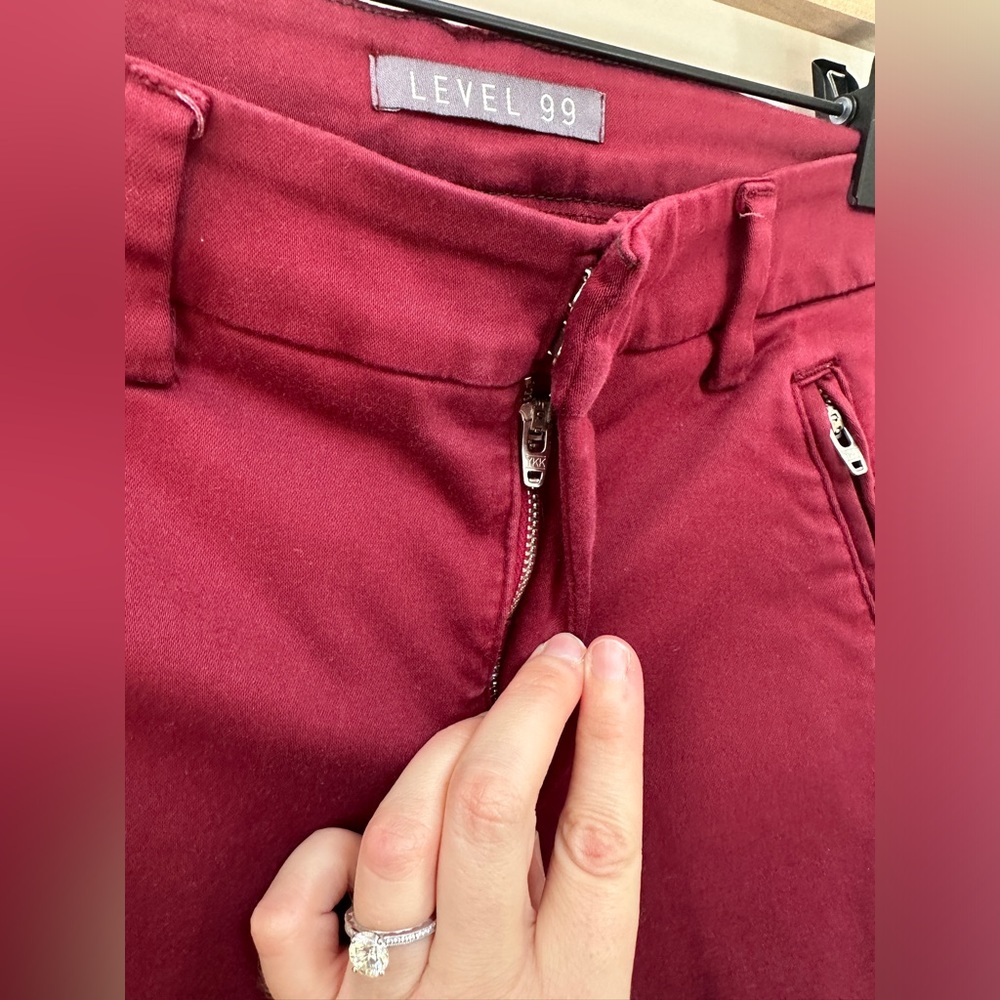 Level 99 Red Women’s Business Casual Pant - Picture 2 of 10